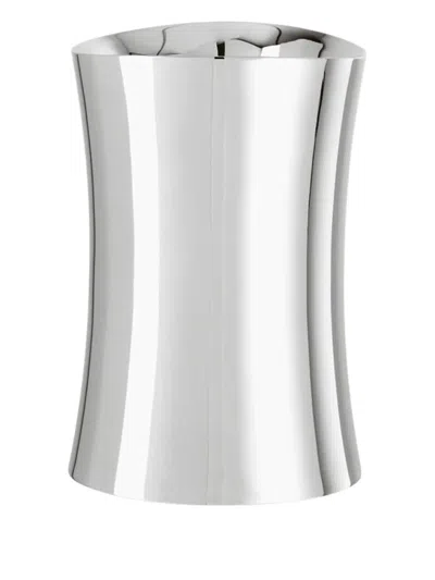 Sambonet Bamboo Insulated Wine Cooler (15cmx12cmx21cm) In Silver