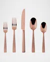 Sambonet Cortina Copper 5-piece Flatware Place Setting In Copper