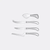 Sambonet Cheese Knives 4-piece Set In Silver