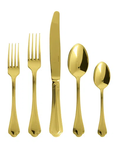 Sambonet Filet Toiras Gold 5-piece Flatware Place Setting