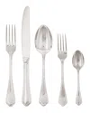 Sambonet Filet Toiras Silver 5-piece Flatware Place Setting In Metallic