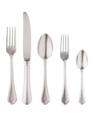 Sambonet Filet Toiras Vintage 5-piece Flatware Place Setting In Silver