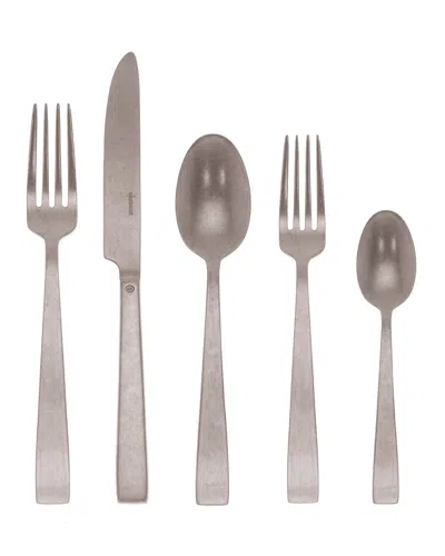 Sambonet Flat Vintage 5-piece Flatware Place Setting In Metallic