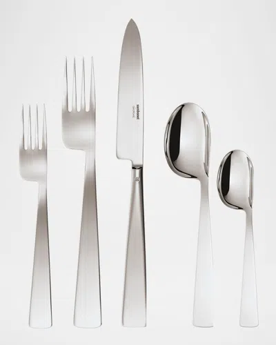 Sambonet Gio Ponti Conca 5-piece Flatware Place Setting In Silver