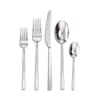 Sambonet Linea Q 5 Piece Stainless Steel Place Setting In Silver