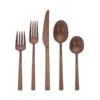 Sambonet Vintage Copper Stainless Steel 5 Piece Place Setting In Copper