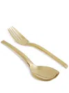 Sambonet Living Spoon And Fork Set In Gold