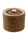 Sambonet Metal-lidded Ice Bucket In Brown