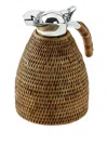 Sambonet Radici Home Collection Rattan Carafe In Brown