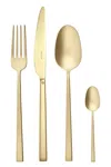 Sambonet 'rock' Service 24 Cutlery In Gold