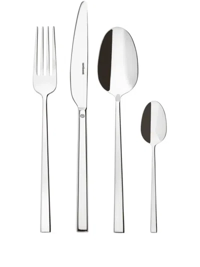 Sambonet Rock Stainless-steel Cutlery (set Of 24) In Silver