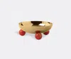 Sambonet Serving And Trays Inox Gold/base Coral Resina Uni In Inox Gold/base Coral Resina