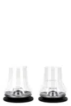 Sambonet Set Of 2 'duo Les Impitoyables' Glasses Peugeot In Transparent
