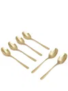 Sambonet Taste Espresso Spoon Set (6-person Setting)' In Gold