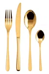 Sambonet 'taste' Service 24 Cutlery In Gold