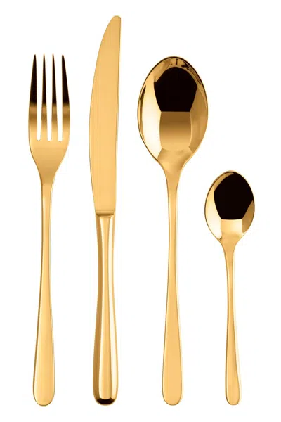 Sambonet 'taste' Service 24 Cutlery In Gold