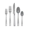 Sambonet Flat Vintage 5-piece Flatware Place Setting In Silver