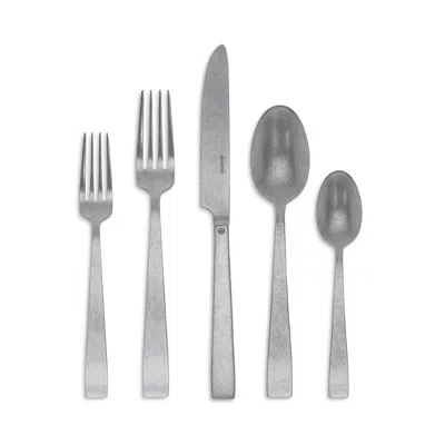 SAMBONET VINTAGE INOX 5 PIECE STAINLESS STEEL PLACE SETTING