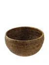 Sambonet Woven Bowl In Brown
