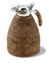 Sambonet Radici Home Collection Rattan Carafe In Brown