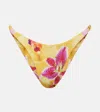 Same 90s Floral Bikini Bottoms In Yellow
