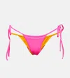 Same Double Layer Bikini Bottoms In Pink Orange
