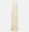 Same Floral-appliqué Crochet Maxi Dress In White