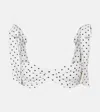 Same Lady Polka-dot Bikini Top In White