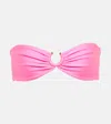 Same Pierced Bandeau Bikini Top In Pink