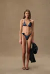 Same Rosette 90s Bikini Bottom In Blue