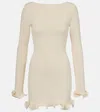 Same Ruffled Knitted Minidress