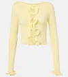Same Ruffled Top In Yellow