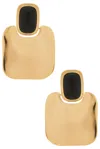 Same Stone Drop Earrings In Gold