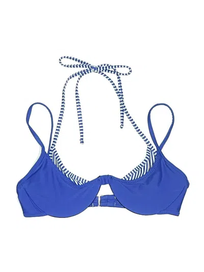 Pre-owned Same Swimsuit Top Blue Swimwear