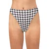 Same Womens High Leg High Rise Swim Bottom Separates In Multi