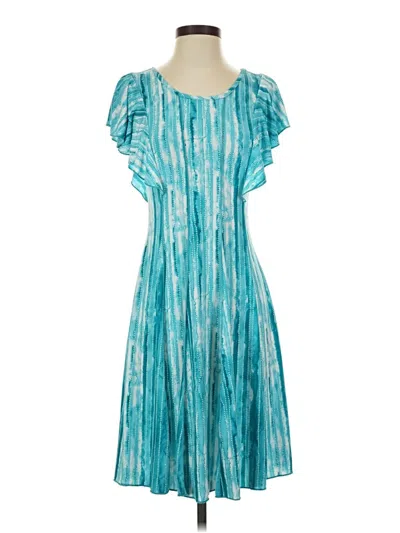 Pre-owned Sami & Jo Casual Dress In Blue
