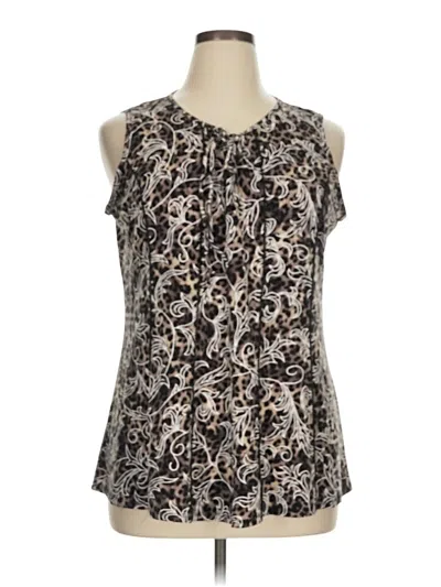Pre-owned Sami & Jo Sleeveless Blouse In Black