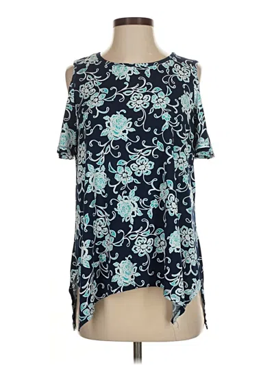 Pre-owned Sami & Jo Sleeveless Blouse In Blue