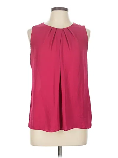 Pre-owned Sami & Jo Sleeveless Blouse In Burgundy