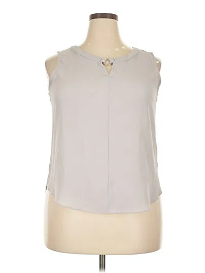 Pre-owned Sami & Jo Sleeveless Blouse In Gray