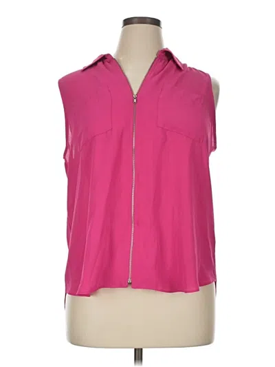 Pre-owned Sami & Jo Sleeveless Blouse In Pink