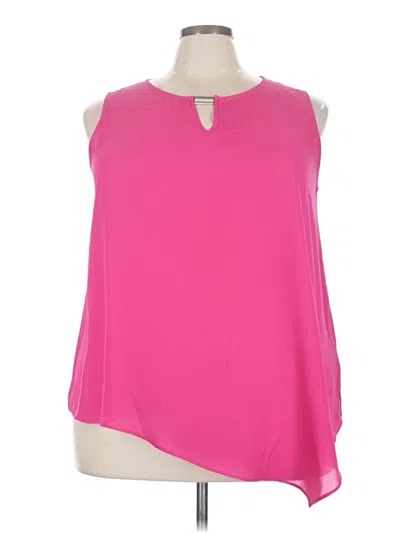 Pre-owned Sami & Jo Sleeveless Blouse In Pink