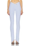 Sami Miro Vintage Asymmetric Pants In Blue Lace