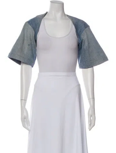 Pre-owned Sami Miro Vintage Bolero In White