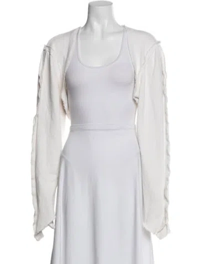 Pre-owned Sami Miro Vintage Bolero In White