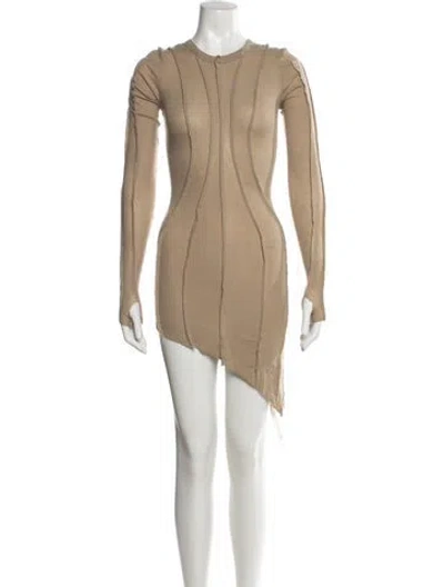 Pre-owned Sami Miro Vintage Crew Neck Mini Dress