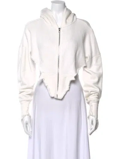 Pre-owned Sami Miro Vintage Crew Neck Sweater In White