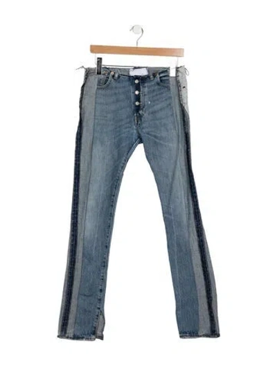 Pre-owned Sami Miro Vintage High-rise Straight Leg Jeans In Blue