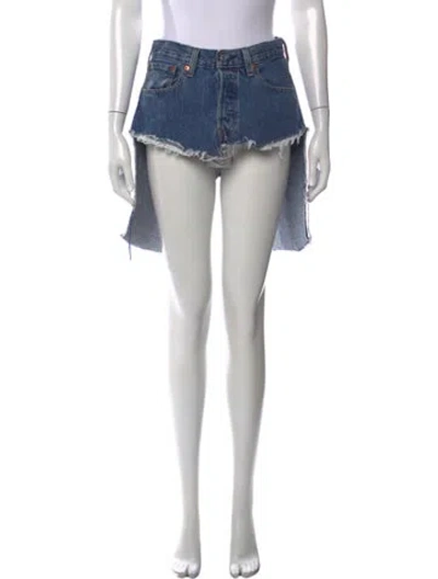 Pre-owned Sami Miro Vintage Mini Skirt W/ Tags In Black