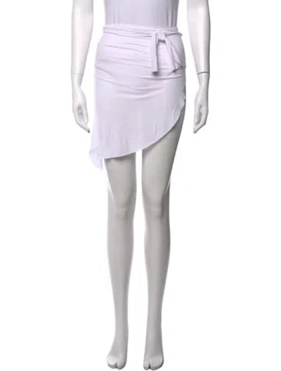 Pre-owned Sami Miro Vintage Mini Skirt W/ Tags In White
